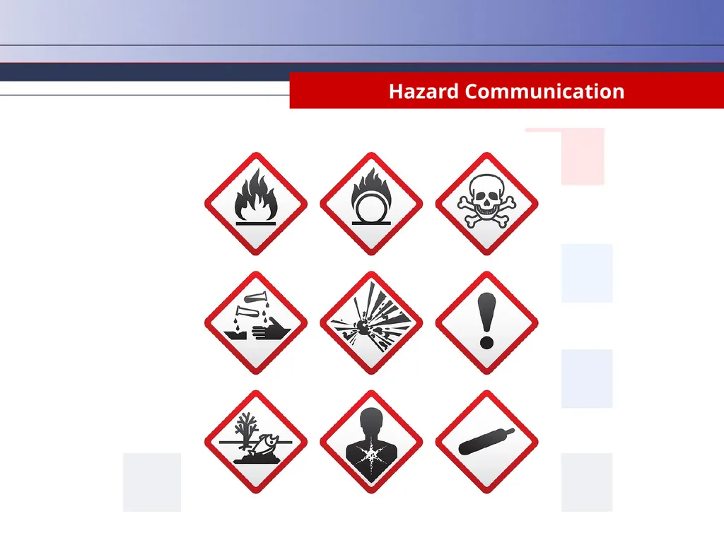 Hazard Communication Why Take Hazard Communication - slide 1 of 36
