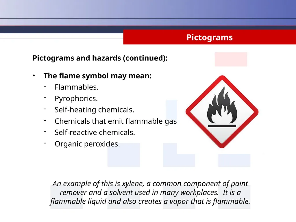 Hazard Communication Why Take Hazard Communication - slide 16 of 36