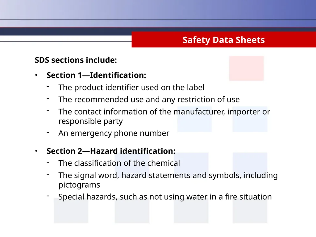 Hazard Communication Why Take Hazard Communication - slide 28 of 36