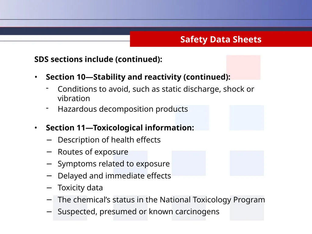 Hazard Communication Why Take Hazard Communication - slide 33 of 36