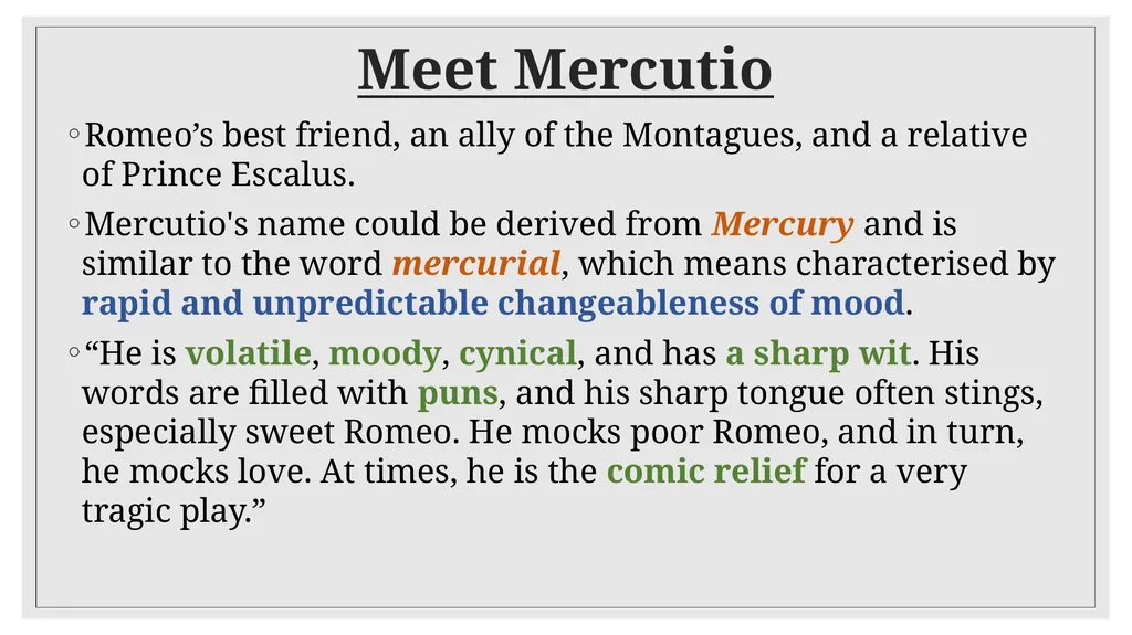 To explore Shakespeare’s presentation of love & - slide 4 of 15