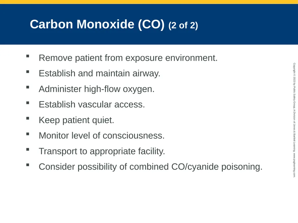 Toxicology CHAPTER 23: Focused Lecture National - slide 72 of 80