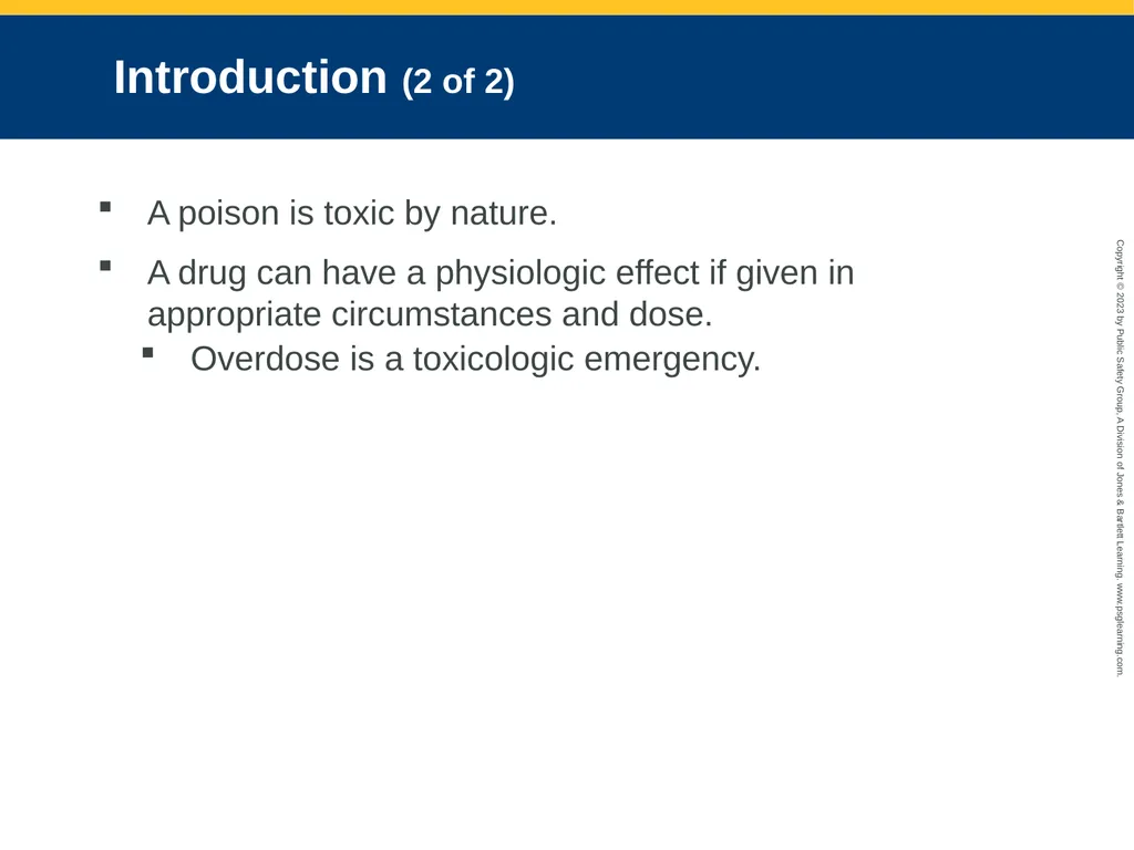 Toxicology CHAPTER 23: Focused Lecture National - slide 6 of 80