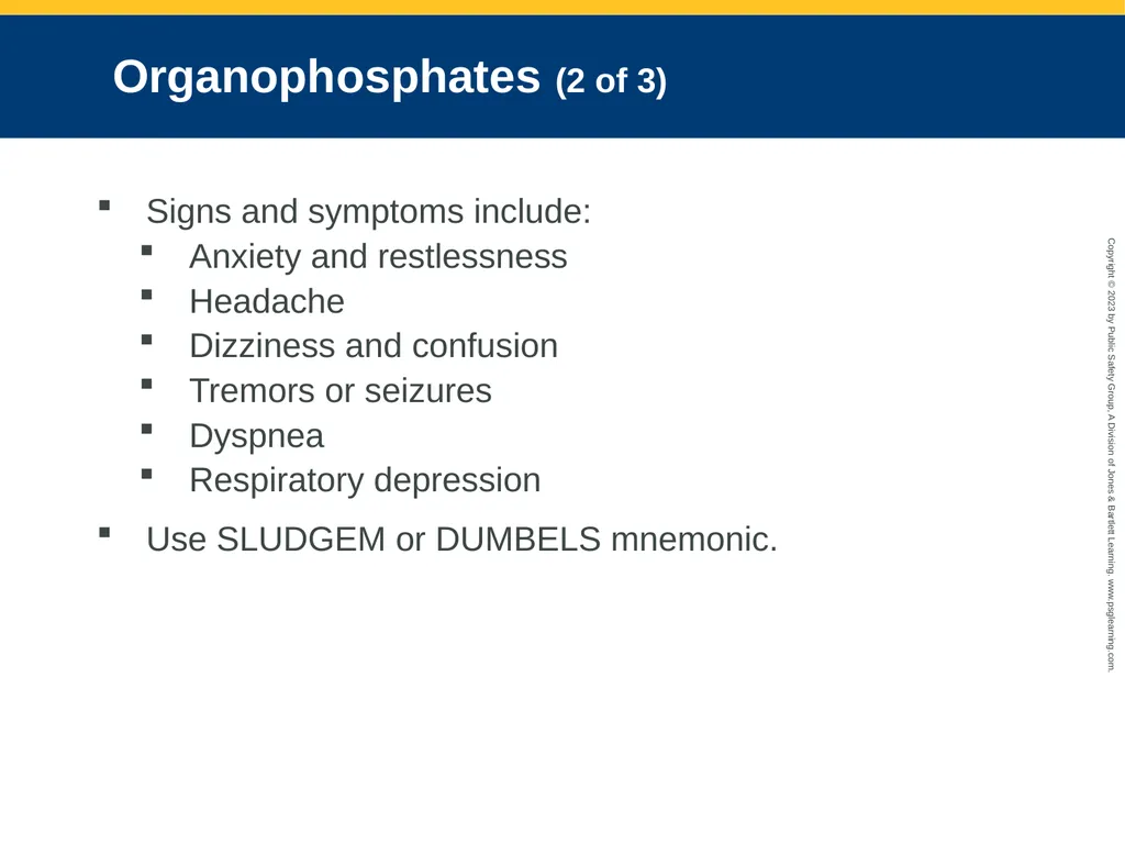 Toxicology CHAPTER 23: Focused Lecture National - slide 69 of 80