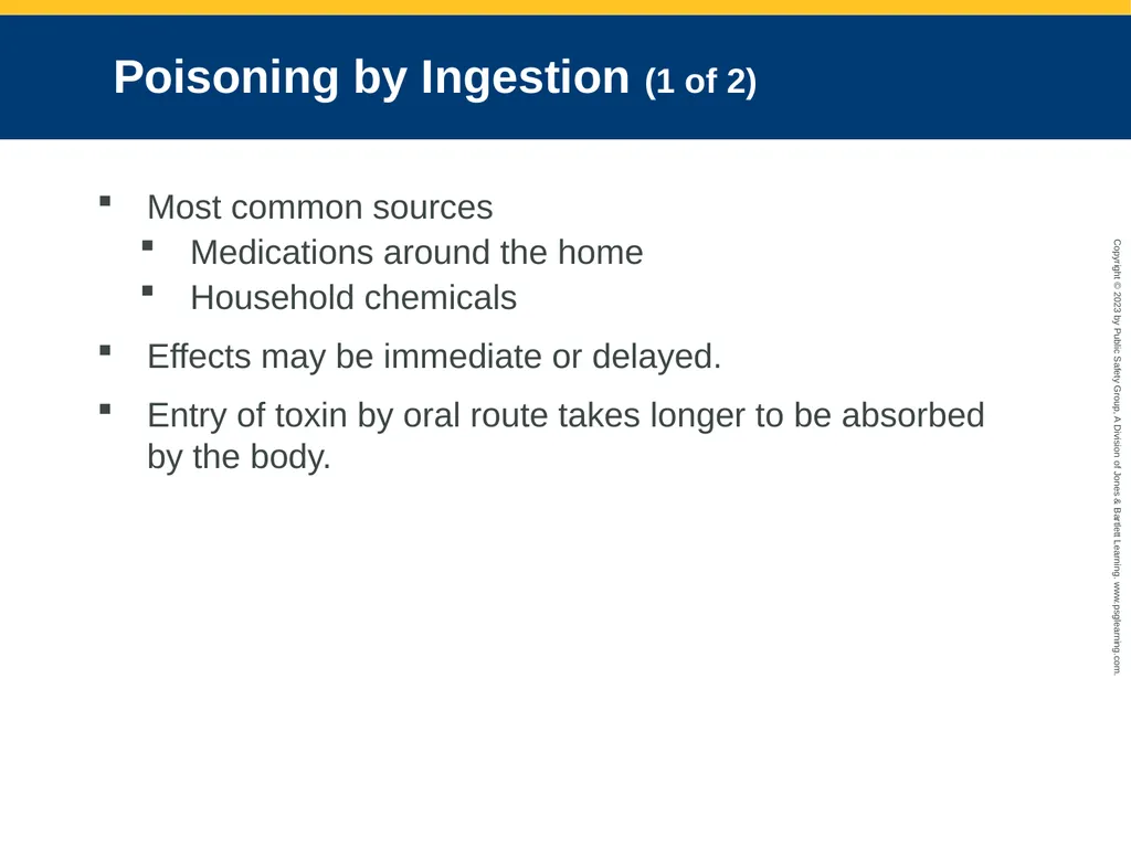 Toxicology CHAPTER 23: Focused Lecture National - slide 11 of 80
