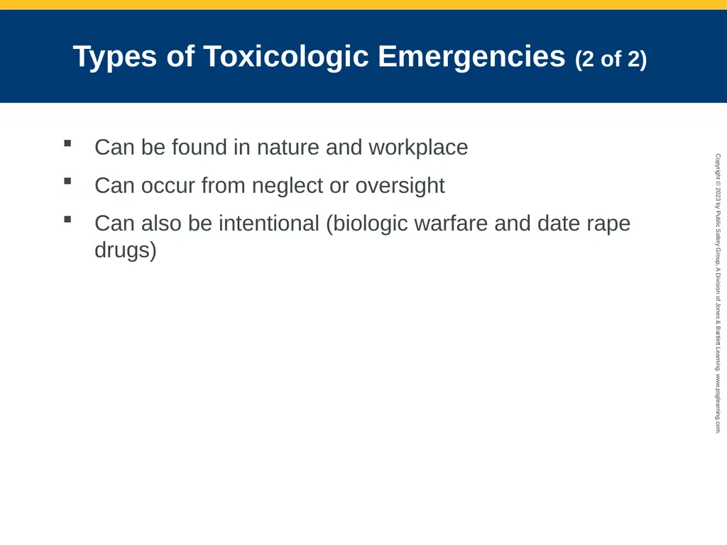 Toxicology CHAPTER 23: Focused Lecture National - slide 8 of 80