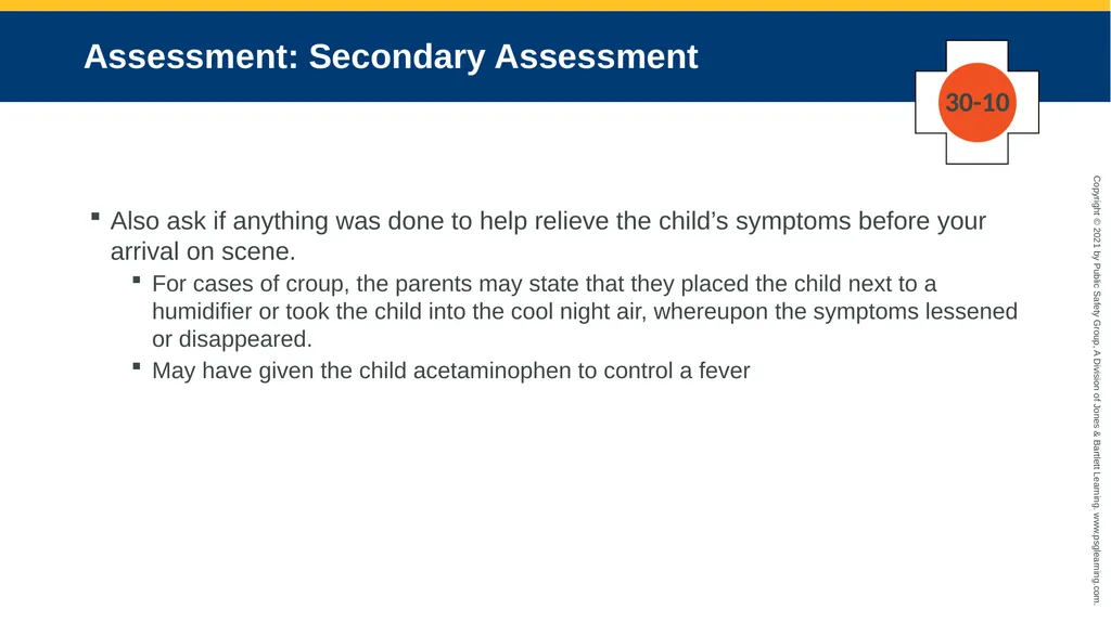 CHAPTER 30 Pediatric Emergencies The following - slide 77 of 105