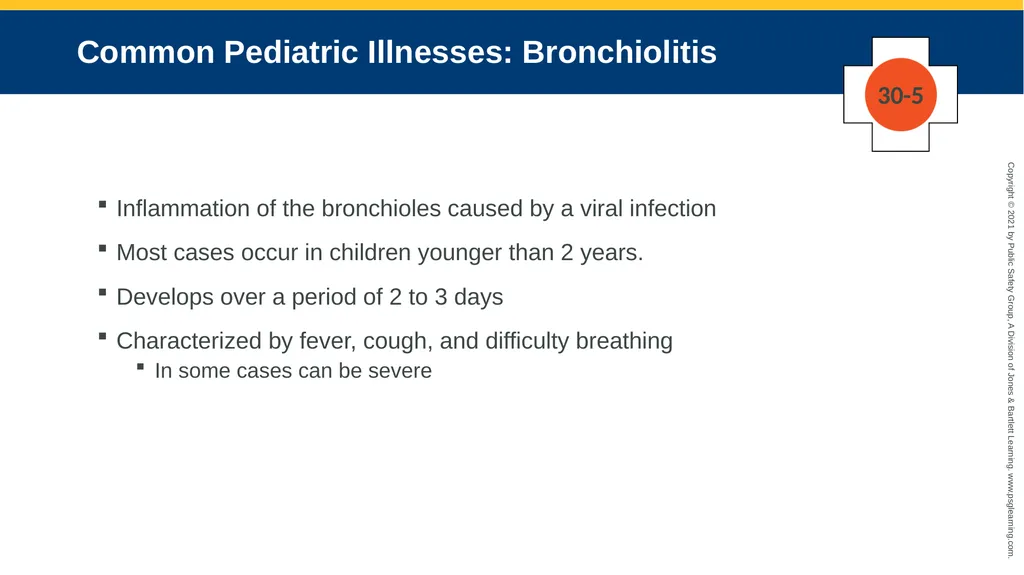 CHAPTER 30 Pediatric Emergencies The following - slide 33 of 105