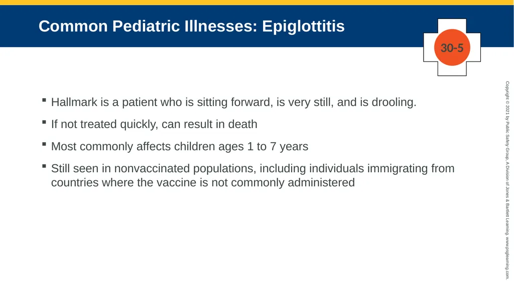 CHAPTER 30 Pediatric Emergencies The following - slide 37 of 105