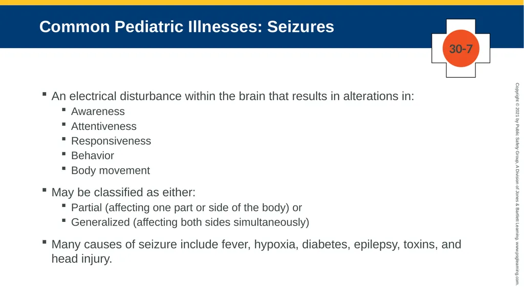 CHAPTER 30 Pediatric Emergencies The following - slide 41 of 105