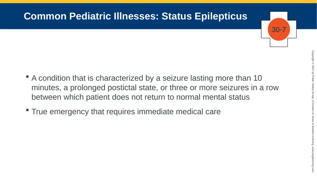 CHAPTER 30 Pediatric Emergencies The following - slide 43 of 105