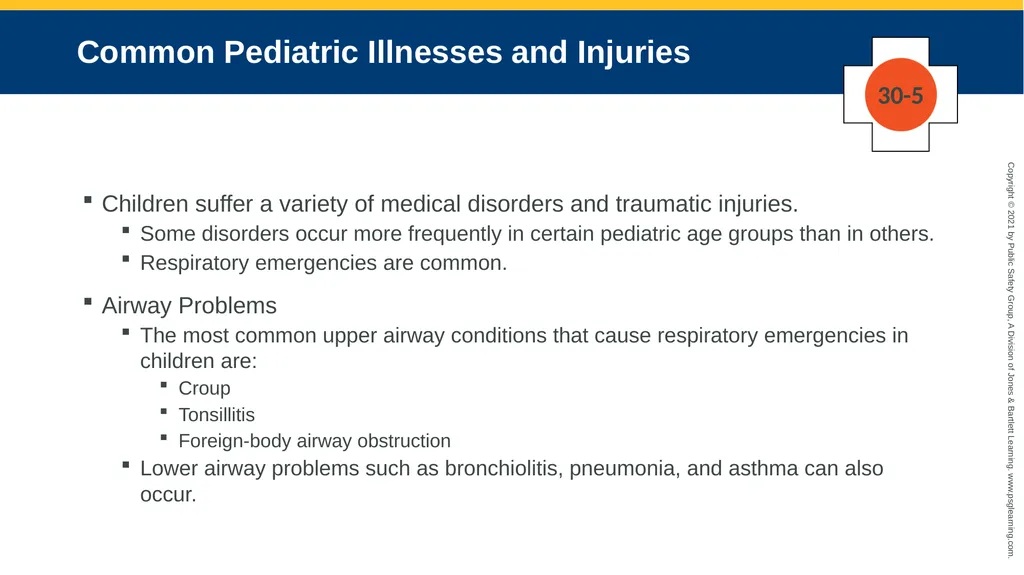 CHAPTER 30 Pediatric Emergencies The following - slide 28 of 105