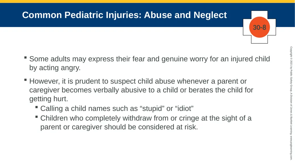 CHAPTER 30 Pediatric Emergencies The following - slide 49 of 105