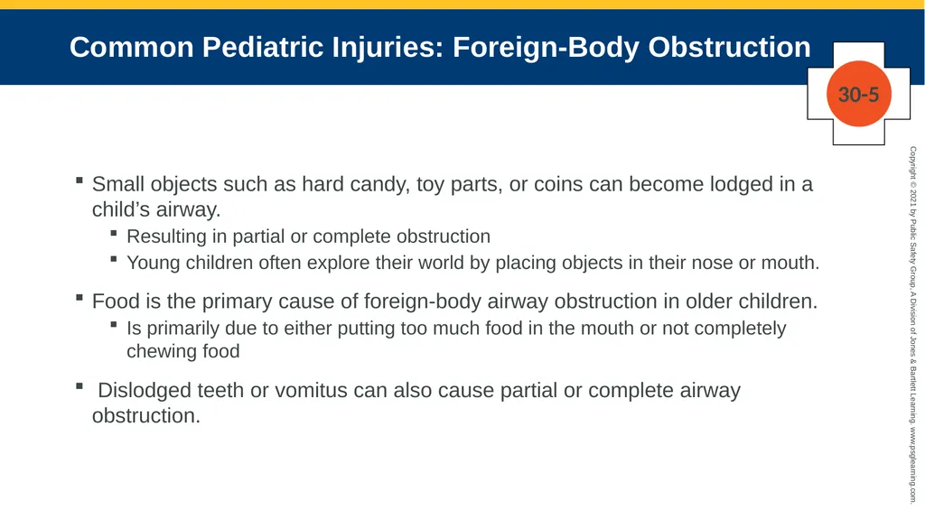 CHAPTER 30 Pediatric Emergencies The following - slide 32 of 105