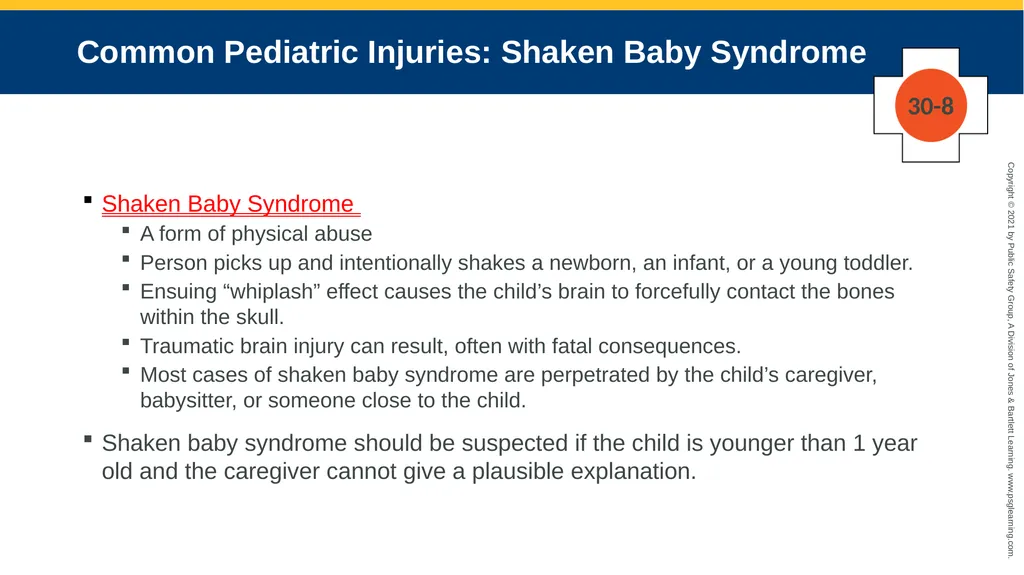 CHAPTER 30 Pediatric Emergencies The following - slide 48 of 105