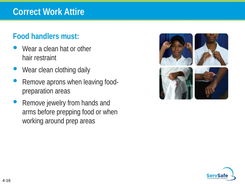 Personal Hygiene and Contamination Managers must - slide 16 of 106