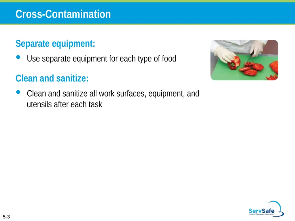 Personal Hygiene and Contamination Managers must - slide 25 of 106
