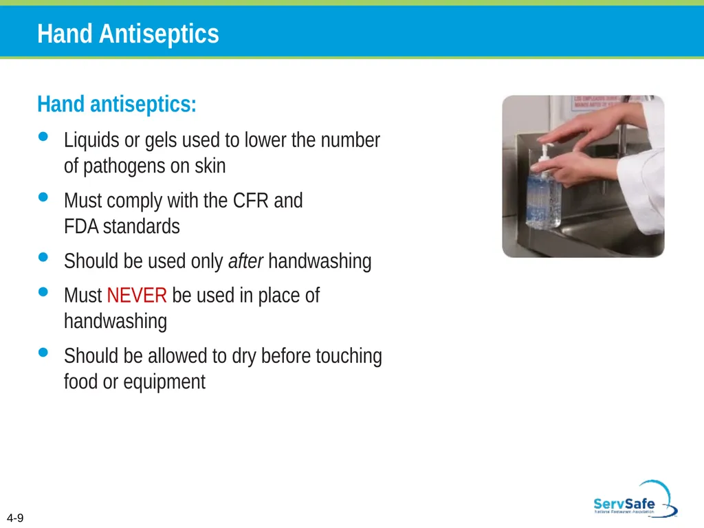 Personal Hygiene and Contamination Managers must - slide 9 of 106