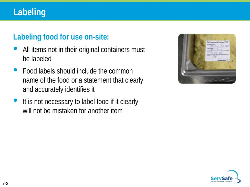 Personal Hygiene and Contamination Managers must - slide 56 of 106