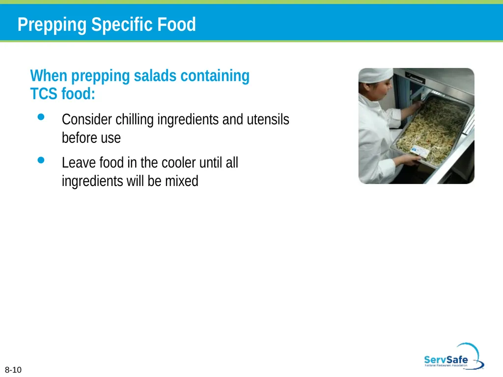 Personal Hygiene and Contamination Managers must - slide 79 of 106