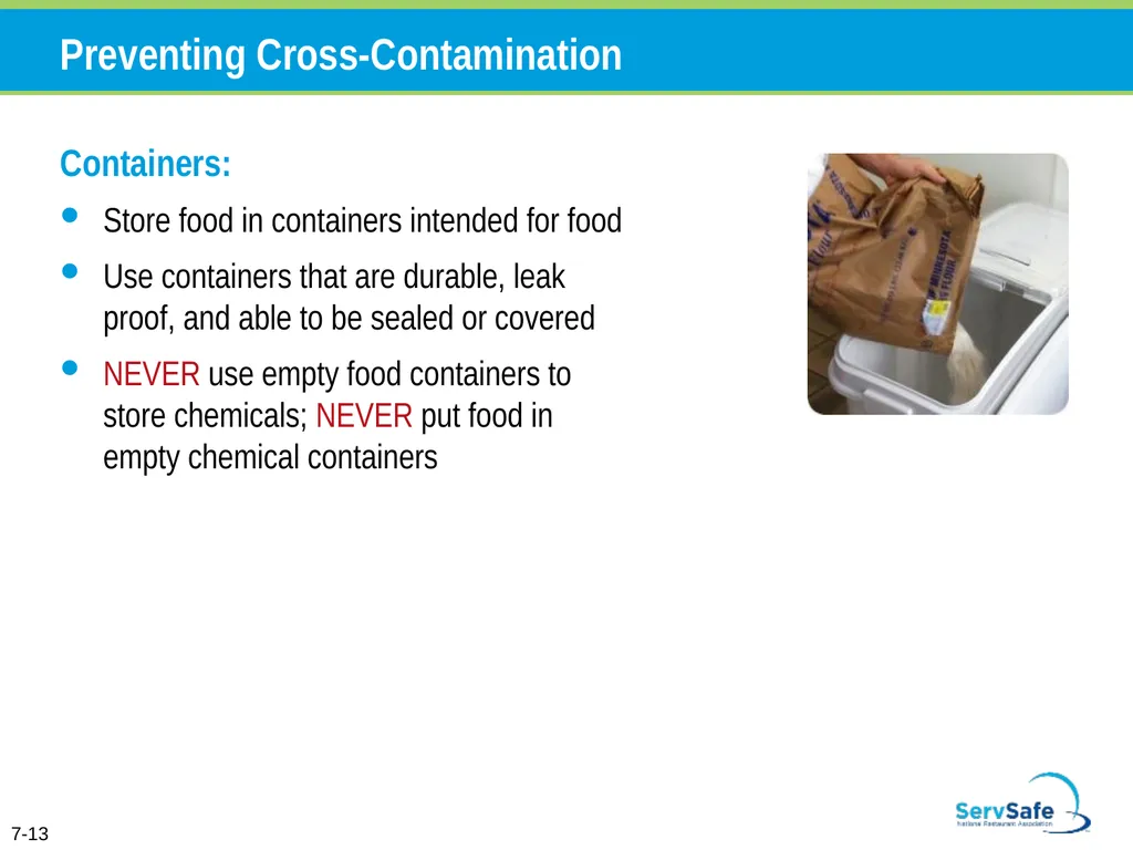 Personal Hygiene and Contamination Managers must - slide 67 of 106