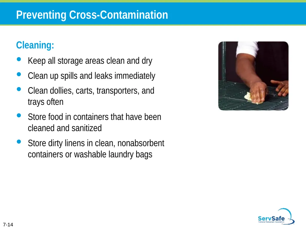 Personal Hygiene and Contamination Managers must - slide 68 of 106