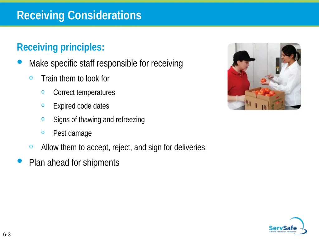 Personal Hygiene and Contamination Managers must - slide 40 of 106