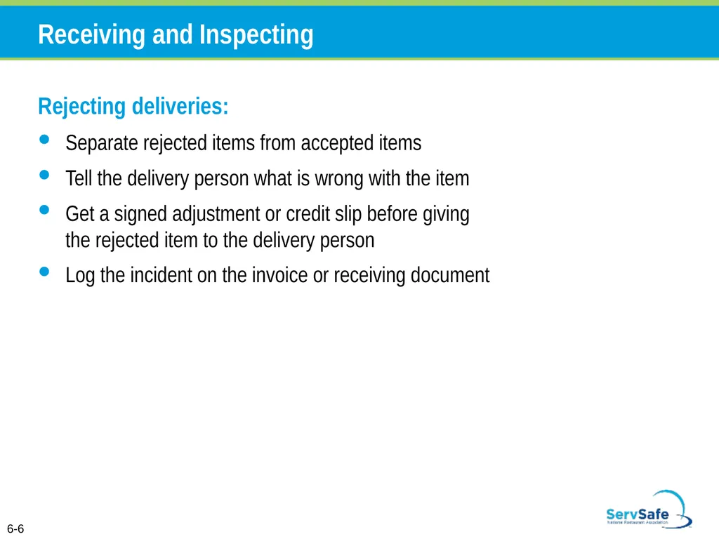 Personal Hygiene and Contamination Managers must - slide 43 of 106
