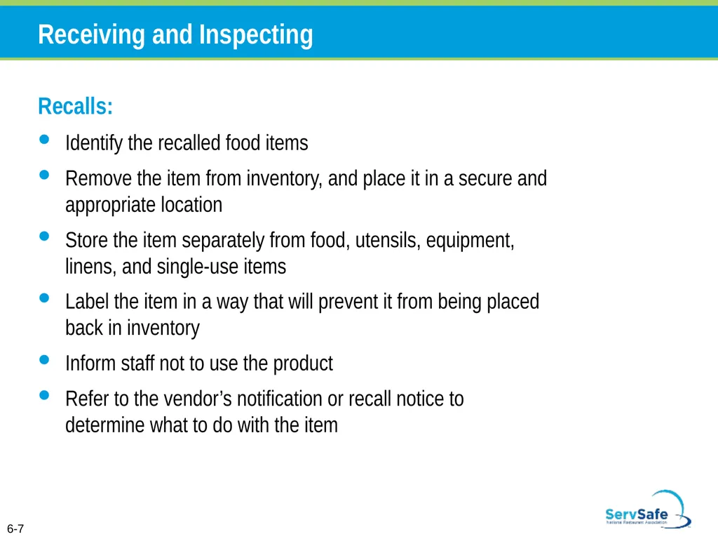 Personal Hygiene and Contamination Managers must - slide 44 of 106