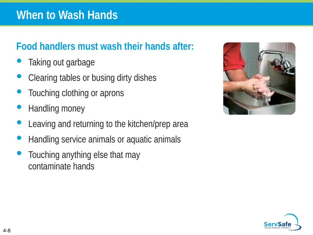 Personal Hygiene and Contamination Managers must - slide 8 of 106