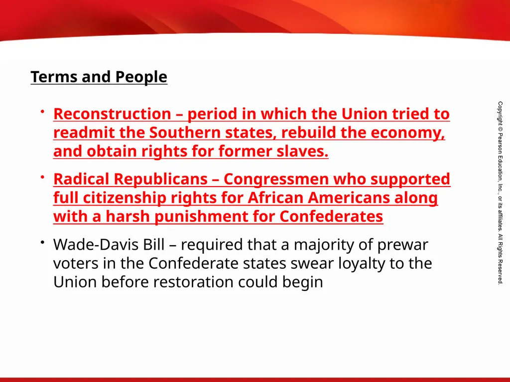 Plans for Reconstruction Terms and People - slide 2 of 19