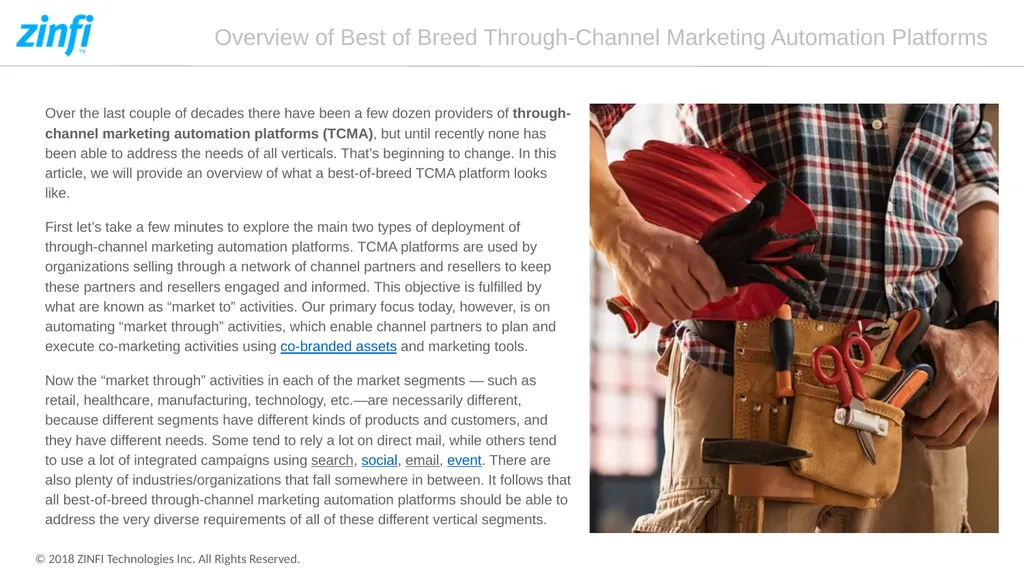 Overview of Best of Breed Through- Channel - slide 2 of 5