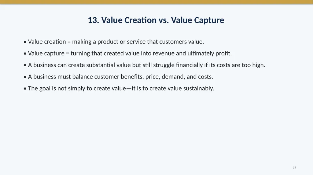 How Businesses Create Value AP Business with - slide 15 of 22