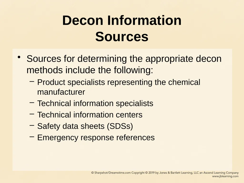 CHAPTER 11 Decontamination Learning Objectives - slide 41 of 73