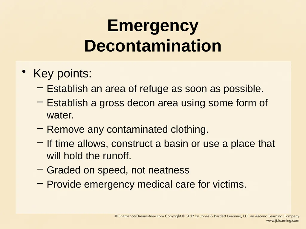 CHAPTER 11 Decontamination Learning Objectives - slide 44 of 73