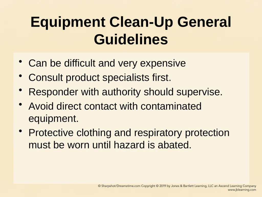 CHAPTER 11 Decontamination Learning Objectives - slide 63 of 73