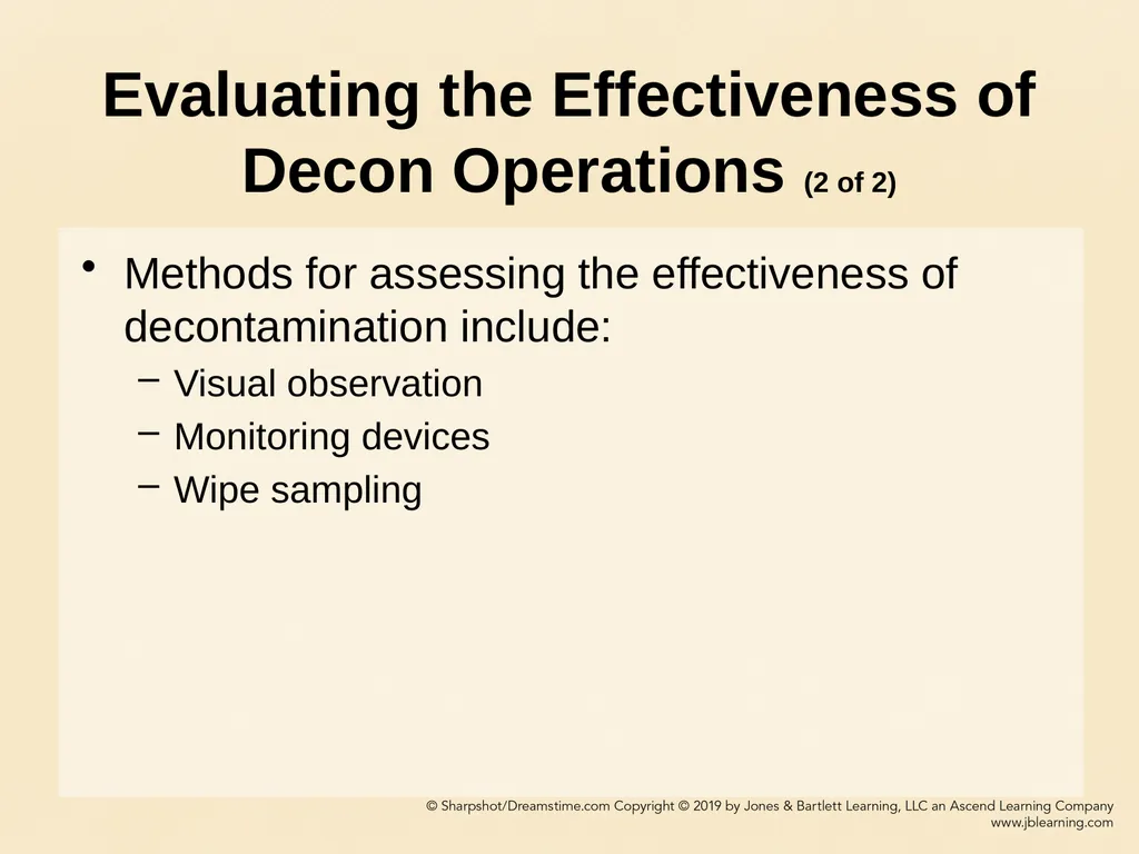 CHAPTER 11 Decontamination Learning Objectives - slide 27 of 73