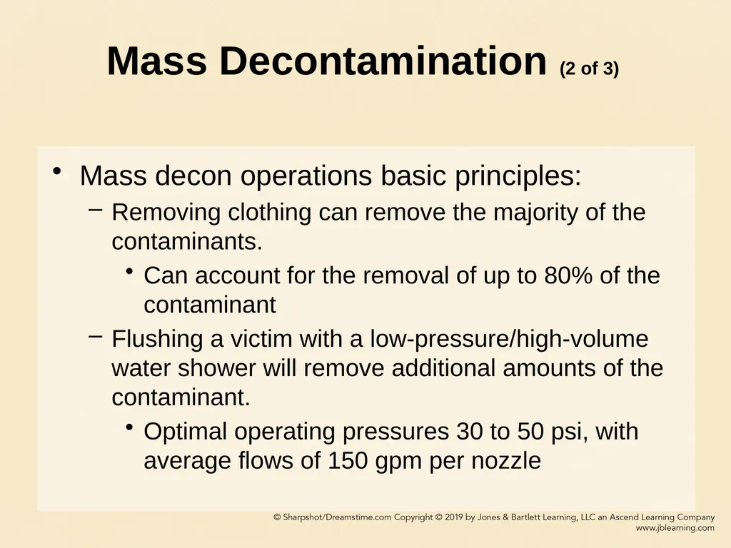 CHAPTER 11 Decontamination Learning Objectives - slide 49 of 73