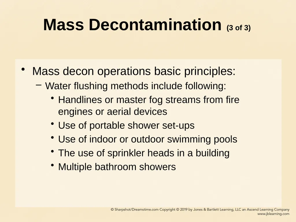 CHAPTER 11 Decontamination Learning Objectives - slide 50 of 73