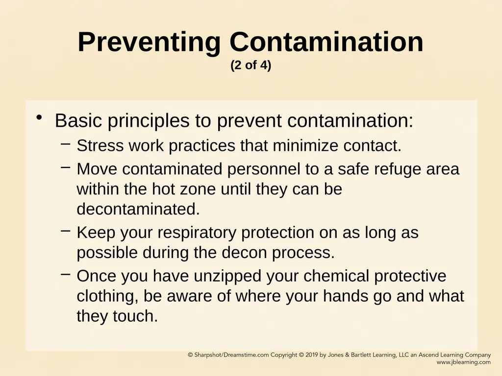 CHAPTER 11 Decontamination Learning Objectives - slide 11 of 73