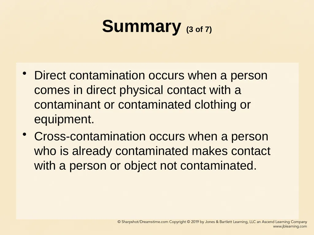 CHAPTER 11 Decontamination Learning Objectives - slide 69 of 73