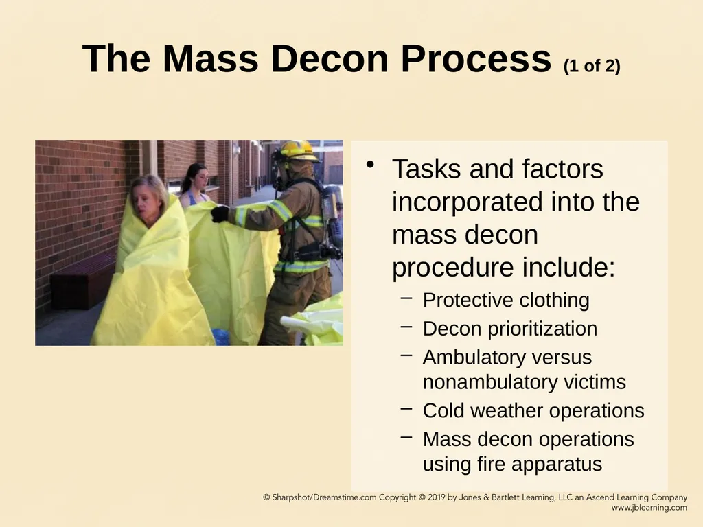 CHAPTER 11 Decontamination Learning Objectives - slide 52 of 73