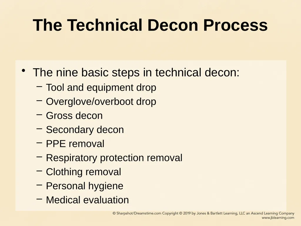 CHAPTER 11 Decontamination Learning Objectives - slide 47 of 73