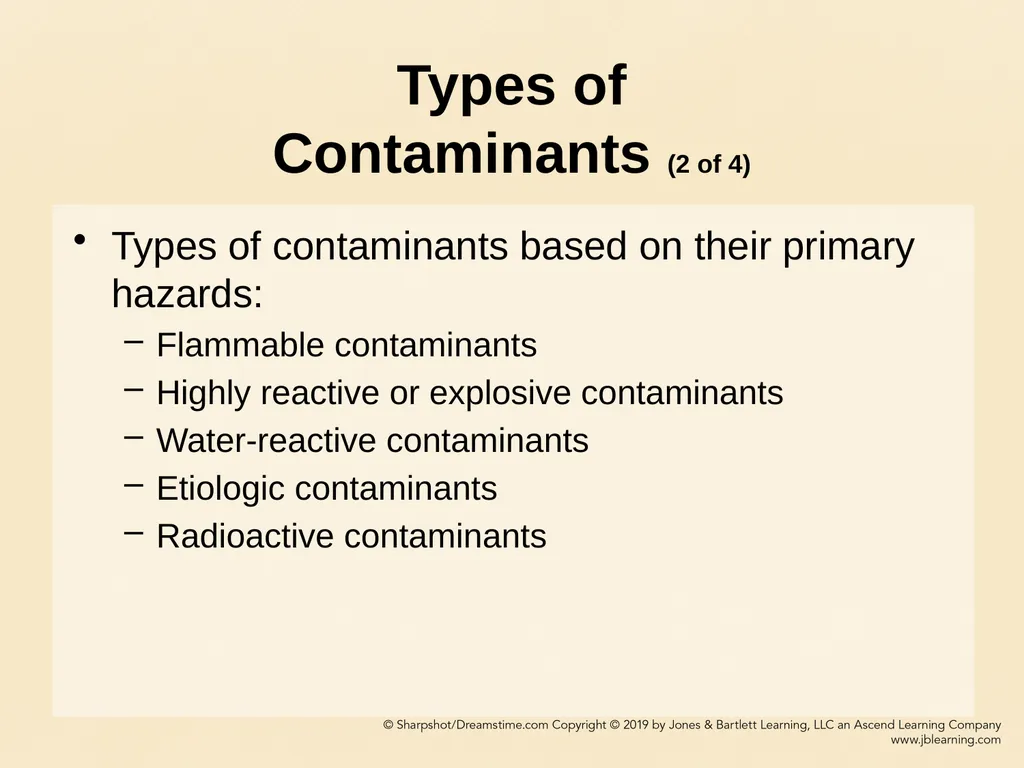 CHAPTER 11 Decontamination Learning Objectives - slide 20 of 73