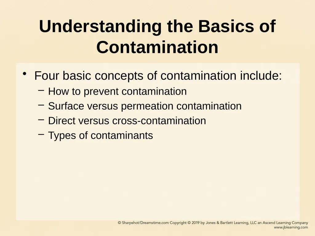 CHAPTER 11 Decontamination Learning Objectives - slide 9 of 73