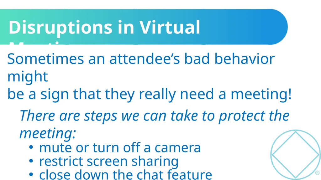 Disruptive and Predatory Behavior - slide 15 of 20