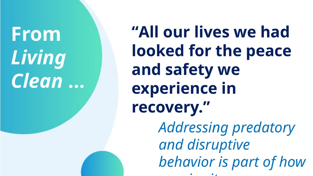 Disruptive and Predatory Behavior - slide 5 of 20