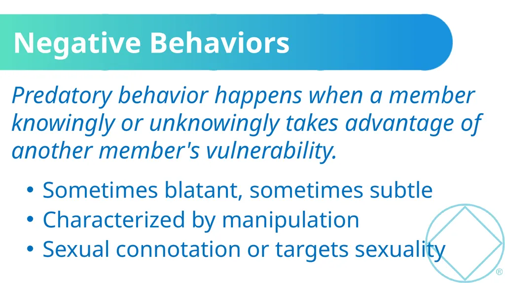 Disruptive and Predatory Behavior - slide 9 of 20