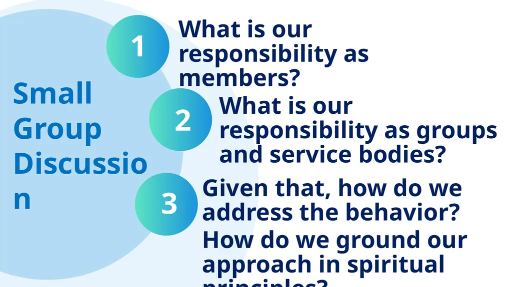 Disruptive and Predatory Behavior - slide 17 of 20