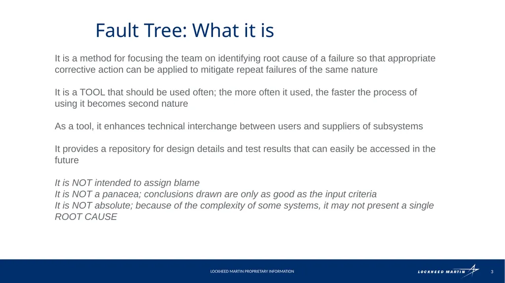 Failure Investigation Process Fault Tree Analysis - slide 3 of 6